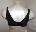 38DDD BRA - PLUS SIZE BLACK SERENADA BACK SMOOTHER