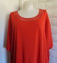 Plus Size 4X Dark Orange SUPREMA CATHERINES Satin 