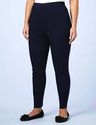 Plus Size 5XWP Black LIZ & ME Stretch Twill Elasti