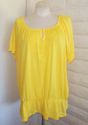 Plus Size 22W 24W 2X Bright Yellow LANE BRYANT Pea