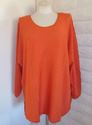 Plus Size 4X Burnt Orange CATHERINES Sparkly Long-