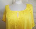 Plus Size 22W 24W 2X Bright Yellow LANE BRYANT Pea