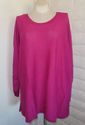 Plus Size 3X Berry Pink CATHERINES Sparkly Metalli