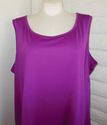 Plus Size 3X Purple CATHERINES Slinky Scooped Neck