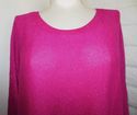 Plus Size 3X Berry Pink CATHERINES Sparkly Metalli