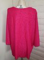 Plus Size 3X Bright Rose Pink MAGGIE BARNES Glitte