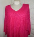 Plus Size 3X Bright Rose Pink MAGGIE BARNES Glitte