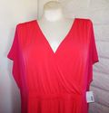 Plus Size 4X Coral Pink CATHERINES Slinky Traveler