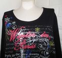 Plus Size 3XWP Black LIZ & ME Winter In Paris Them