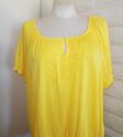 Plus Size 22W 24W 2X Bright Yellow LANE BRYANT Pea