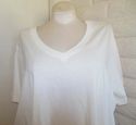 Plus Size 4X Ivory VENEZIA (LANE BRYANT) V-Neck Sh