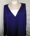 Plus Size 4X Royal Blue CATHERINES Layered-Look Lo