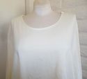 Plus Size 4XWP Off White LIZ & ME Satin Trim Neckl