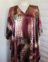 Plus Size 3X 4X 5X 6X (1SFM) Purple Pink Brown Sil