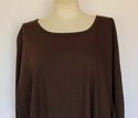 Plus Size 6X Dark Brown ALL AMERICAN COMFORT Crewn