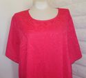 Plus Size 2X  MAGGIE BARNES Pink Slinky Textured F