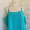 Plus Size 26W 28W 3X LANE BRYANT Turquoise Racer A