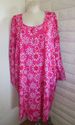 Plus Size 5X Pink CACIQUE Long-Sleeves Cotton Loun