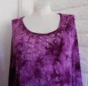 Plus Size 5XWP Purple LIZ & ME Tie-Dye Slinky Trav