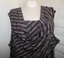 Plus Size 5X Brown RUSSELL KEMP Chain Print Cowl N