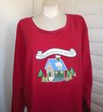 Plus Size 5X Red Christmas At Grandma's House Sher