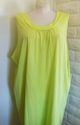 Plus Size 4X Lime Green SERENADA Sleeveless Nights