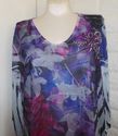 Plus Size 4XWP Gray Purple LIZ & ME Sublimation Sp