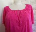 Plus Size 26W 28W 3X Pink LANE BRYANT Embroider Pe