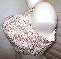 44D BRA - IVORY & BROWN SEAMLESS WIREFREE T-SHIRT 