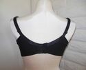 40C BRA - BLACK SERENADA LACE TRIM COTTON KNIT WIR