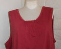 NWT Plus Size 3X Wine Lacey Trim Shirring SUPREMA 