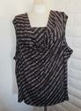 Plus Size 5X Brown RUSSELL KEMP Chain Print Cowl N