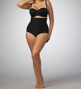 Plus Size 6XL (3X 26W 28W) Black SERENADA Shapewea