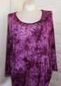 Plus Size 5XWP Purple LIZ & ME Tie-Dye Slinky Trav