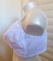 42D BRA  -- WHITE SERENADA POSTURE WIRE FREE FRONT