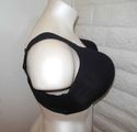 46DD BRA BLACK SERENADA COTTON WIREFREE TEE-SHIRT 