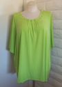 Plus Size 3X 26W 28W Bright Green MAGGIE BARNES Sl