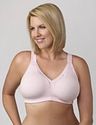 38D BRA  BRIGHT BERRY PINK SERENADA LACE TRIM COTT