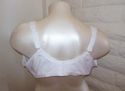 42DDD BRA - WHITE SERENADA COTTON WIREFREE TEE-SHI