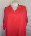 Plus Size 3X Coral Orange Henley Style Suprema (Ca