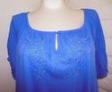 NWT Plus Size 26W 28W 3X Amparo Blue LANE BRYANT P