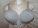 42C BRA HEATHER GRAY SERENADA COTTON WIREFREE TEE-