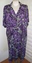 Plus Size 28WP 3XWP Purple & Black JBS Floral Prin