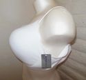 42DDD BRA - WHITE SERENADA COTTON WIREFREE TEE-SHI