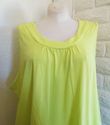 Plus Size 3X Lime Green SERENADA Sleeveless Nights