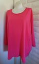 Plus Size 5X Pink Coral LIZ & ME Sparkly Beaded Ne