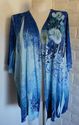 Plus Size 4XWP Blue MAGGIE BARNES Slinky Sublimati