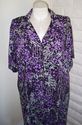 Plus Size 28WP 3XWP Purple & Black JBS Floral Prin