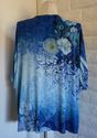 Plus Size 4XWP Blue MAGGIE BARNES Slinky Sublimati