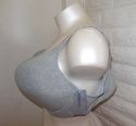 42C BRA HEATHER GRAY SERENADA COTTON WIREFREE TEE-